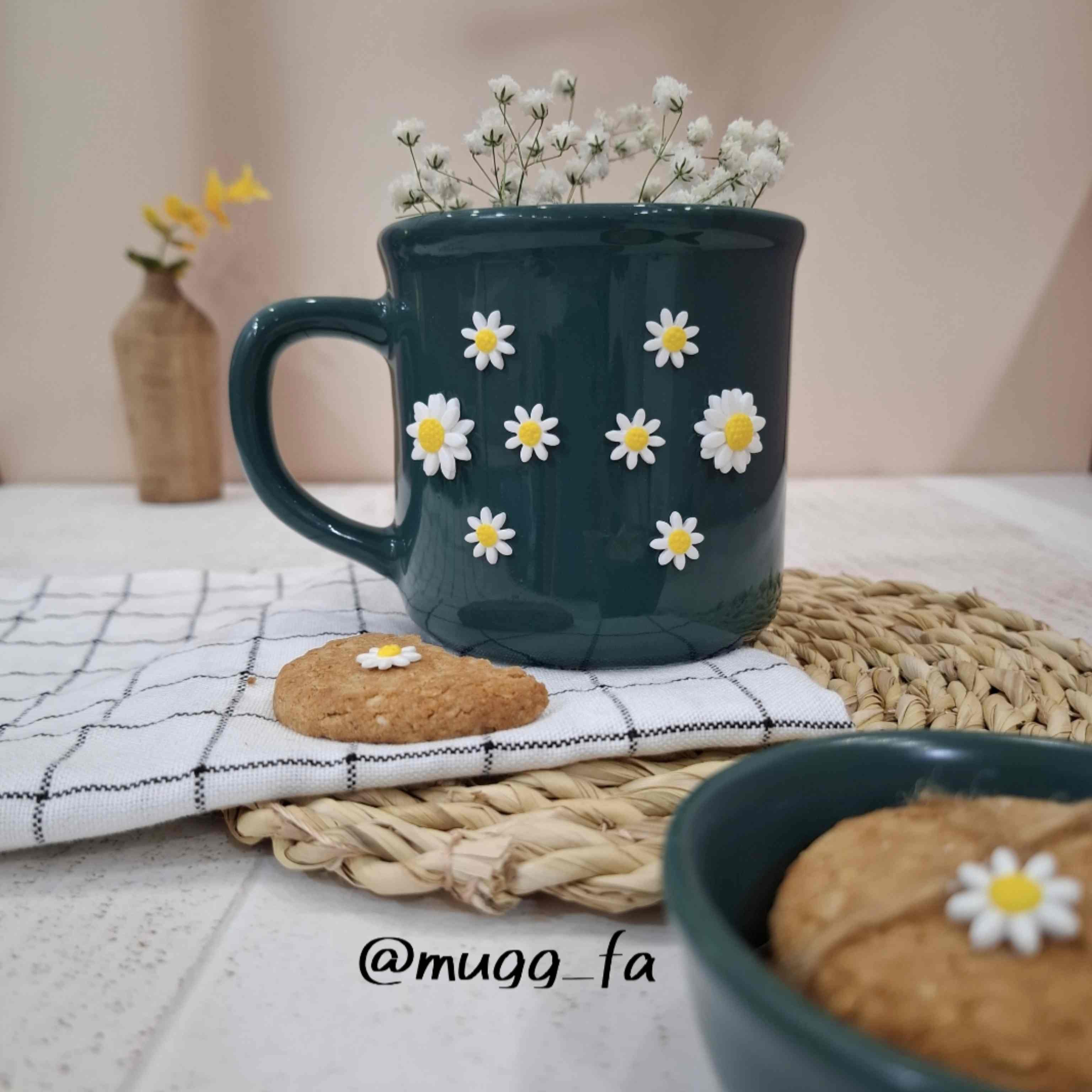 تصویر ماگ بابونه